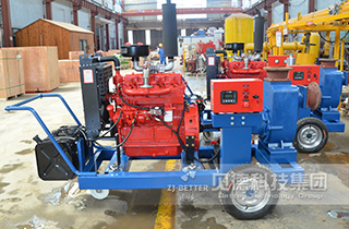 單級單吸移動(dòng)泵車